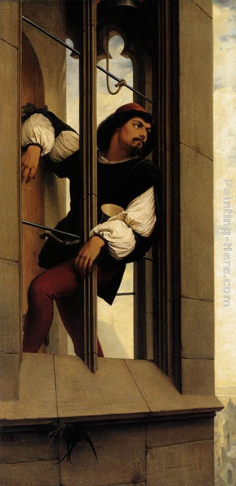 Edward von Steinle The Tower Watchman